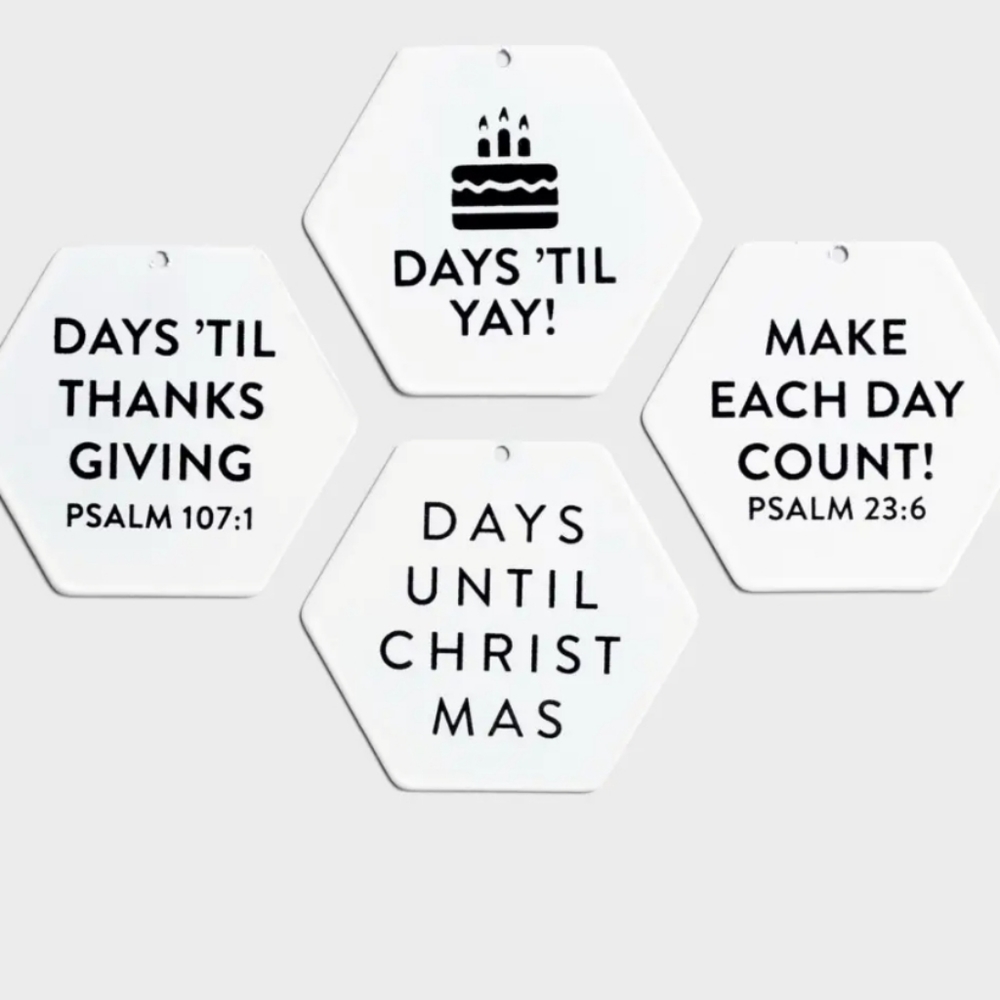 Candace Cameron Bure - Geometric Countdown Calendar.  New